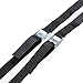 Velody 1 Inch x 3.28 Ft Tie Down Straps Lashing Strap Cargo Tie-Down Straps with Cam Buckle, 5 Pack, Black (3.28Ft)