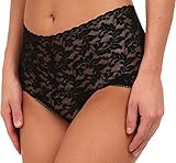 Hanky Panky Women's Signature Lace Retro V-Kini Black Briefs LG