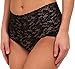 Hanky Panky Women's Signature Lace Retro V-Kini Black Briefs LG