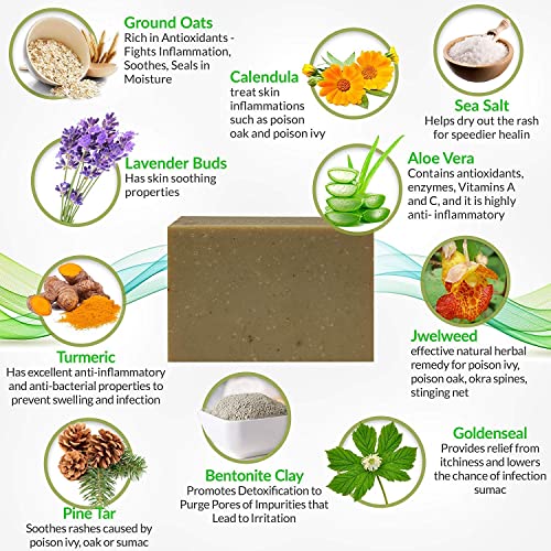 Poison Ivy Soap Bar All Natural Poison Ivy Treatment AntiItch Soap