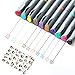 LOVEINUSA Fineliner Pen Set, 0.38mm 10 Colors Fine Liner Sketch Drawing Pen Point tip Markers for Writing Note Taking Calendar Agenda Coloring Art Stationary Office Supplies Easter Piant Gifts