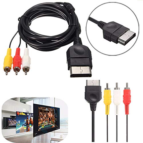 image for FIOTOK Audio Video RCA AV Cable and AC Power Supply Adapter Cord for X