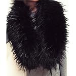 Yetagoo Faux Fur Collar Women's Neck Warmer Scarf Wrap Gatsby 1920s Shawl Accessories Yetagoo Faux Fur Collar Women's Neck Warmer Scarf Wrap Gatsby 1920s Shawl Accessories