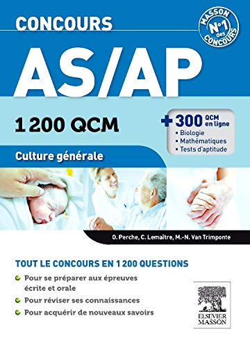 Concours AS/AP - 1200 QCM culture générale by Olivier Perche, Capucine Lemaître, Mary-Noëlle Van Trimponte