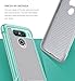 E LV Case for LG G5 - Hybrid [Scratch/Dust Proof] Armor Defender Slim Shock-Absorption Bumper Case for LG G5 - [Grey/Mint]