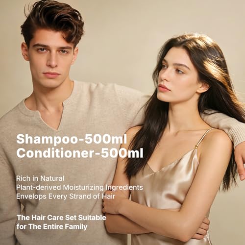 Karseell Collagen Hair Treatment Repair Conditioning, Shampoo and Conditioner Set for Dry Damaged Hair All Hair Types 16.9floz + 16.9floz