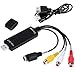 Video & Audio DVR Capture, Costech USB 2.0 Converter Adapter with Stereo Audio HDTV VHS DVD RCA S-Video Input for PC Laptop Windows 2000/Windows XP/Vista(32 bit)/7/8