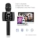 VERKB Wireless Karaoke Microphone with Speaker Pro, 3-in-1 Protable Bluetooth KTV Karaoke Machine for Apple Android Smartphone, Kids Christmas Gifts, Home KTV(Jet Black)