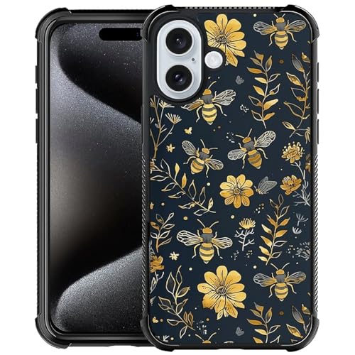 Goodsprout Compatible with iPhone 16 Case,Vintage Yellow... en promo sur Amazon