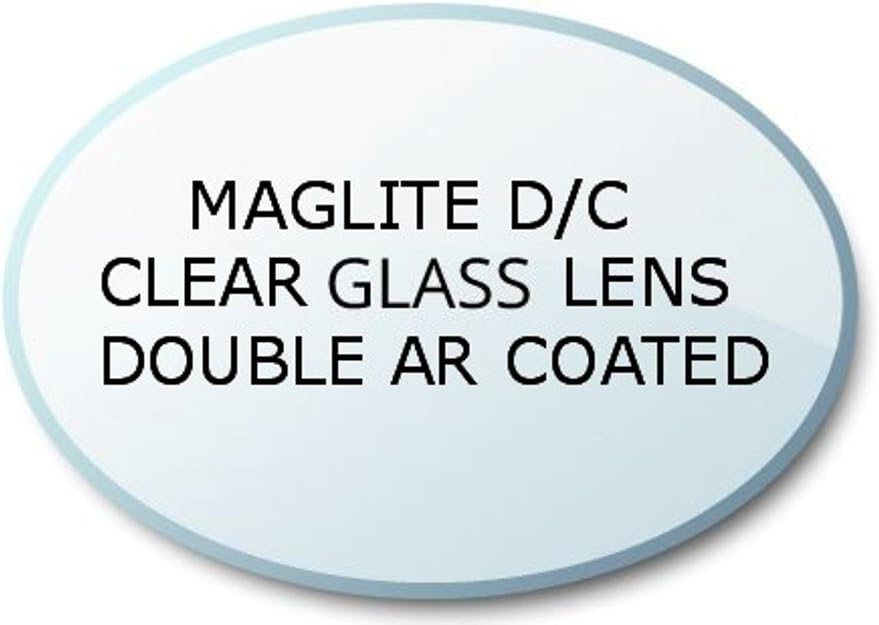 Maglite Flashlight Torch D/C Cell Lens Ultra Clear Glass AR Coated Upgrade, UpLED