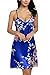 Avidlove Women's Peacock Nightshirts Satin Chemises Slip Sexy Sleepwear Sky Blue Small