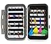 LotFancy 20PCS Dry Wet Flies Fishing Tackle Box - Nymph Flies, Woolly Bugger Flies, Streamers, Caddis Fly Assortment for Trout Bass Salmon