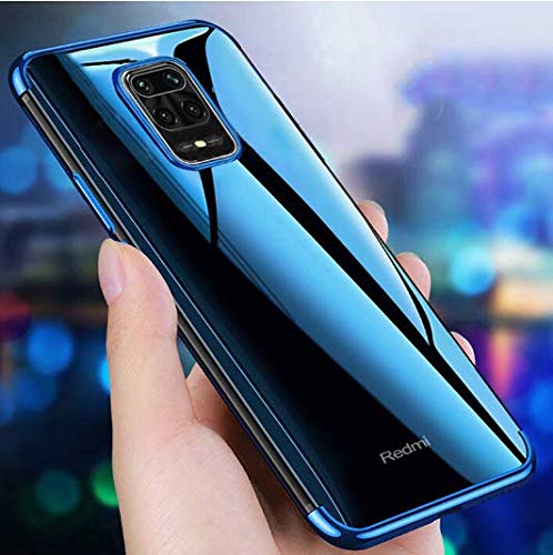 MobiTussion® Luxury Soft Transparent TPU with Camera Protection Layer Back Cover Case Compatible for Poco M2 Pro/Redmi N