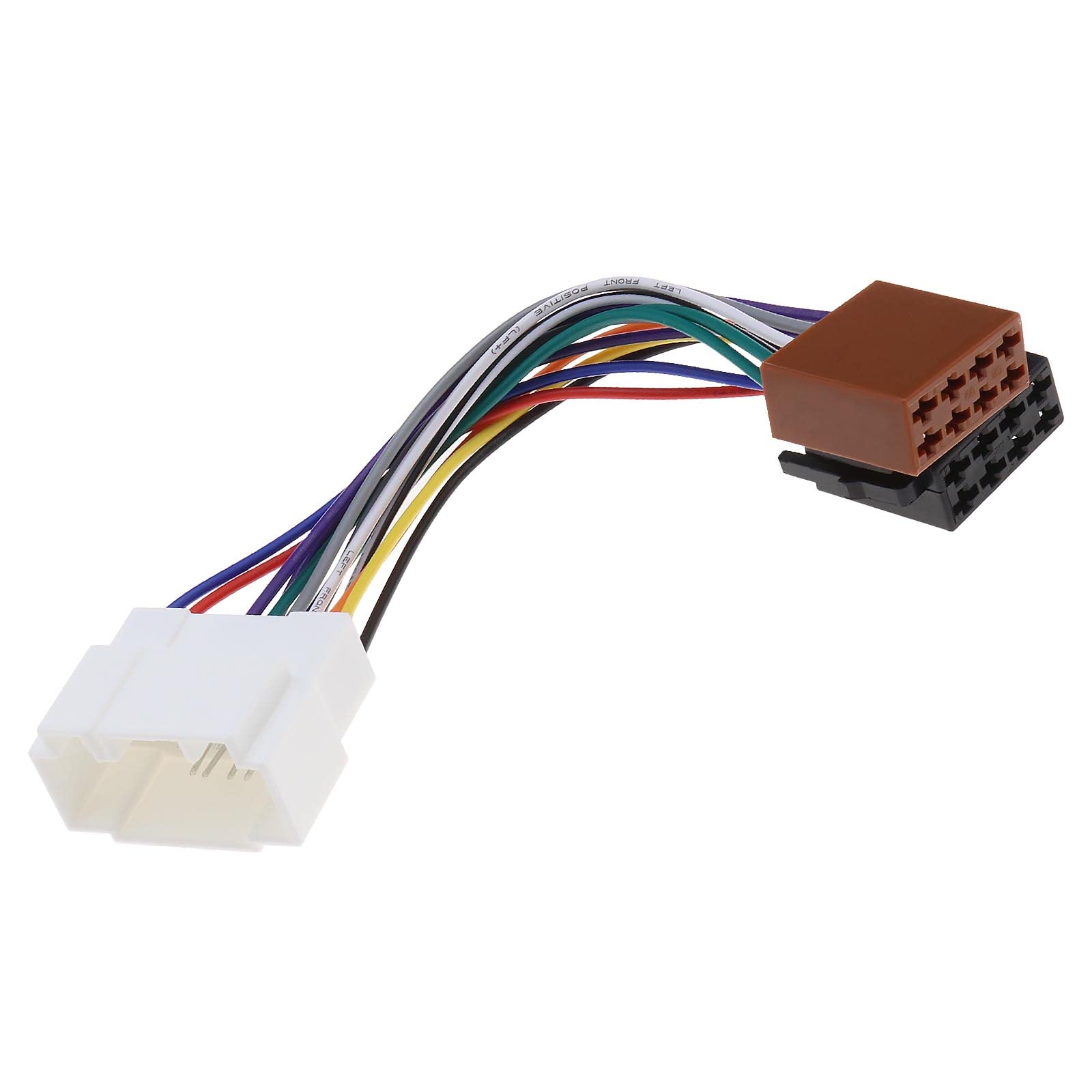 VGOL Car Stereo Radio ISO Wiring Harness Connector Adaptor Car Stereo Harness Wiring Cable Compatible with Accord 98-08 Civic 06-11CRV 19-08 Acura MDX 05-08