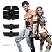 Muscle Toner & ABS Stimulator -Electric Abdominal Toning Belt Exercise Machine Body Muscle Trainer Wireless Portable Unisex Home Fitness Workout Ultimate Fat Burner Equipment for Abdomen Arm Waist