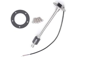 ZHSYMX Fuel Sending Unit Boat Fuel Water Level Sensor 12" (300mm) Stainless Steel Gas Sensor for Car Truck Vehicle