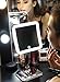 Miusco 7X Magnifying LED Lighted Makeup Mirror, Touch Activated, Cordless, Square
