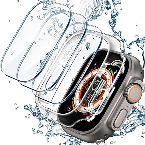 [3+1] LK 3 Pack for Apple Watch Ultra Screen Protector 49mm & Hard PC