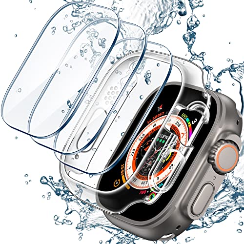 [3+1] LK 3 Pack for Apple Watch Ultra Screen Protector 49mm & Hard PC