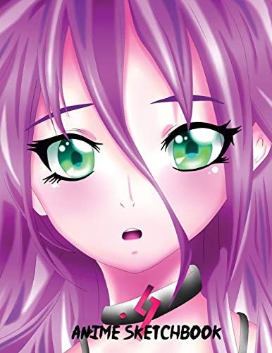 Anime Sketchbook: Blank Anime Sketchbook, 125 pages, 8 1/2 by 11 inches (Anime Sketchbooks)