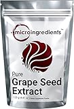 Micro Ingredients Pure Grape Seed Extract Powder, Grown in France, Rich Polyphenols, 125 grams
