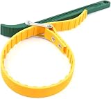 QWORK Belt Strap Wrench 12 in; 26 in Strap Capacity Oil Filter Opener view 3