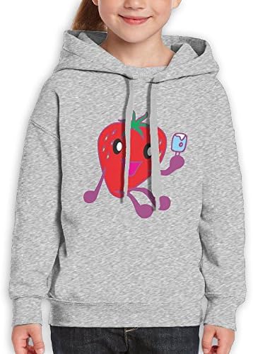 Blacksin Strawberry Ice Summer Pink Youth Classic Fashion Hooded Hoodie Sweatshirt