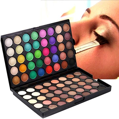 LOUSHI Beauty Cosmetic Matte Eyeshadow Cream Makeup Palette Shimmer Set 80 Color (80, Black)
