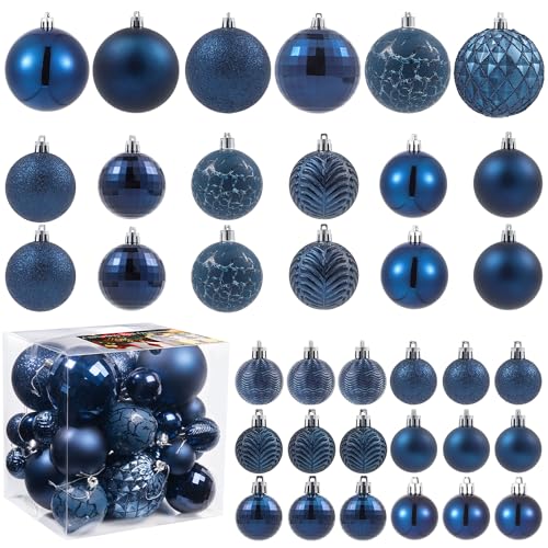 Midnight Blue Christmas Balls