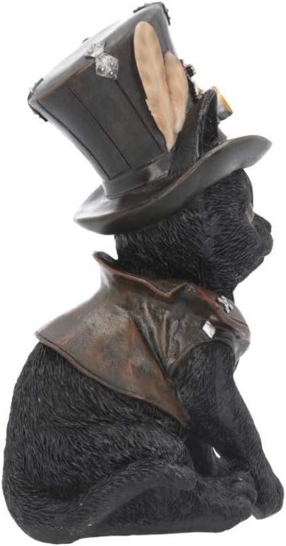 Nemesis Now Cogsmiths Cat 18.5cm Figurine Black, Resin - Image 5