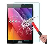 ASUS ZenPad S 8.0 (Z580C) Glass Screen Protector, OMOTON Tempered-Glass Screen Protector with [9H Hardness] [Premium Crystal Clear] [Scratch-Resistant] [No-Bubble Installation], Lifetime Warranty