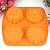 4 Flower Shape Silicone Cake Mold