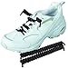 FOOTMATTERS No Tie Shoe Laces for Kids and Adults - Elastic Curly Shoelaces for Sneakers - Pink - 1 Pair