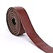 Vinqliq® Retro PU Leather Road Bike Bicycle Handlebar Wraps Bar Tapes with Bar Plugs (Dark Brown(with Breath Holes))