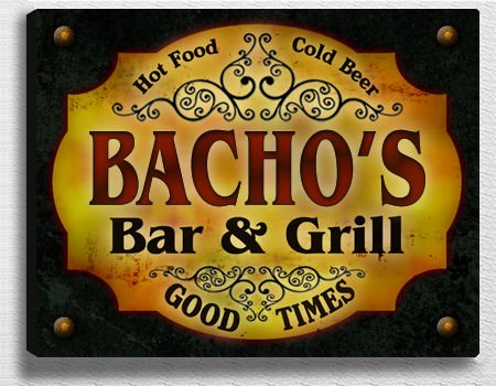 Bacho Bar & Grill Stretched Canvas Print