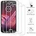 [3 Pack] Moto Z2 Force Screen Protector Tempered Glass [9H Hardness][Bubble Free] HD Clear Tempered Glass Screen Protector Film for Motorola Moto Z2 Force Edition/Moto Z Force (2nd Generation)