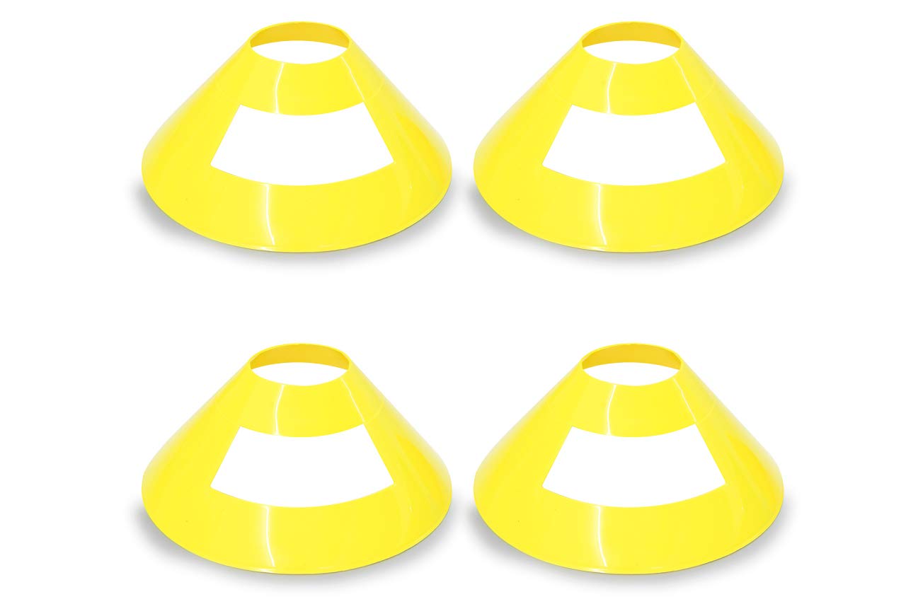 Jamara Traffic 460523 Marker Plate VE4 Stackable Versatile Durable Plastic Easy to Transport Space Saving Storage Yellow