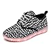 Denater Boys & Girls & Kids & Toddlers LED Light Up Shoes Flashing Sneakers