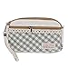 Damara Womens Detachable Strap Grid Expandable Clutch Purse