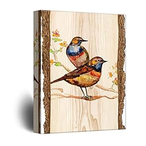 Canvas Wall Art Abstract Rustic Style...