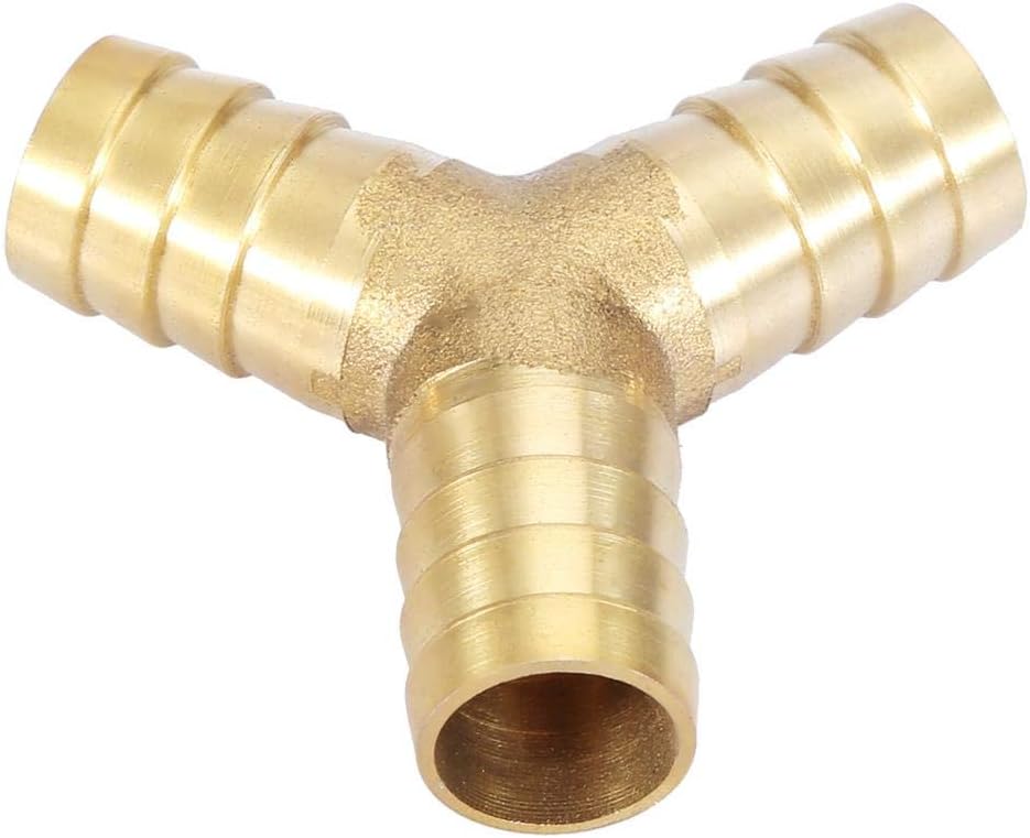 Messing Y 3-Wege-Schlauchverbinder, T-Schlauchverbinder f¨¹r Tischlerarmatur Luft Wasser Gas 6/8/10/12/14/16 mm (14 mm 1 Piece) - Image 5
