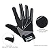 Mersuii Cycling Gloves, Full Finger Touch Screen Mountain Biking Gloves, Anti-Skid Thick Palm Pad Cold Weather Bike Gloves for Men and Women