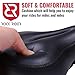 Rock Rider Extremely Comfortable Bicycle Seat by for Women and Man Comfort Healthy Gel Bike Saddle Padded Wide Seat Cover (Black)