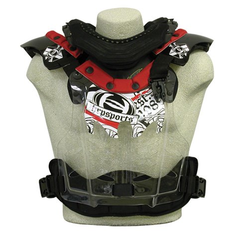 HRP Flak Jak LT-IMS Chest Protector - Youth (RED)