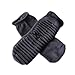 Non Slip Skid Socks with Grips, For Hospital Rehab, Yoga, Pilates, Barre, Traveling, Home Use, Grey (Black Grippy Lines) - Size S/M, 2 Pairs