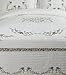 MODERN HEIRLOOM Heather Embroidered Bedspread - Lightweight Breathable All Seasons Bedding, Queen, 102x118, Blue/White