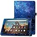 Famavala Folio Case Cover Compatible with 10.1" All-New Amazon Fire HD 10 Tablet (7th / 9th Generation, 2017/2019 Release) (BlueSky) primary