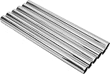 E2trade 6x 15mm Chrome Effect Radiator Pipe Covers and Collars 200mm view 2