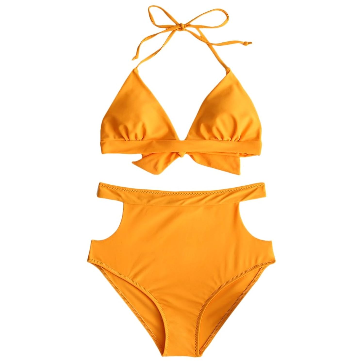 hannea cut out halter neck bikini set
