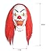 Halloween Scary Clown Mask Pennywise Stephen King's It Mask Halloween Horror Decoration for Adults